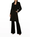 Akris Cropped Double-face Wool Jacket In Black