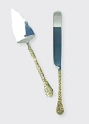 Michael Wainwright Panthera Gold 2-piece Cake Server Set