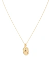 Alighieri The Sleeping Sapphires 24kt Gold-plated Necklace With Sapphires In Gold