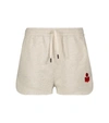 Isabel Marant Étoile Mifikiae Cotton-blend Jersey Shorts In Ecru