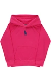 Polo Ralph Lauren Polo Pony-motif Cotton Hoodie In Pink