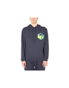 Ymc You Must Create Ymc Trugoy Hooded Sweatshirt In Blue