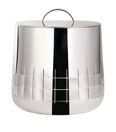 Christofle Silver-plated Graphik Insulated Ice Bucket