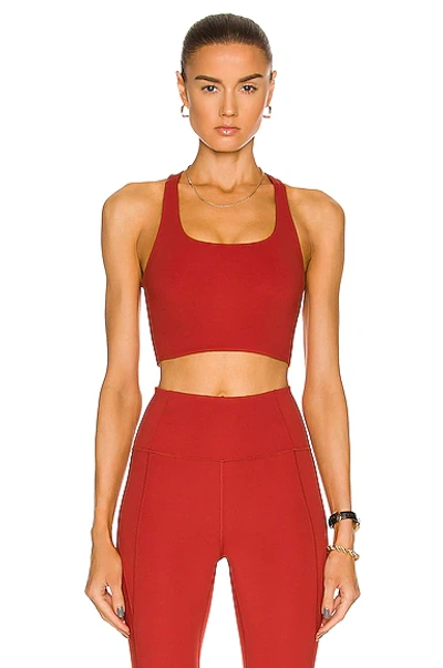 Girlfriend Collective Paloma Sports Bra In Red