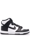 Nike Dunk High Basketball Shoe In White/black-university Red