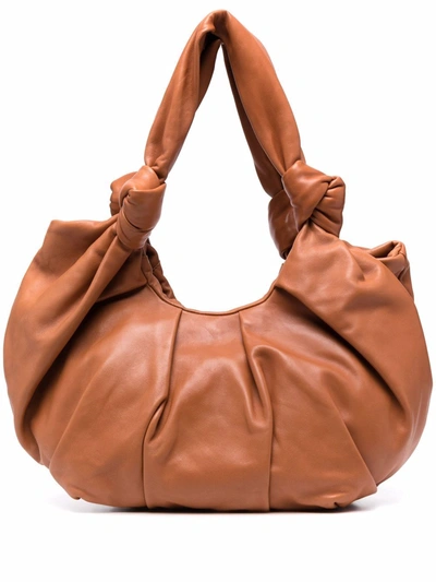 Officine Creative Knot-detail Shoulder Bag In Brown