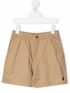 Polo Ralph Lauren Elasticated Cargo Shorts In Neutrals