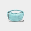 By Far Tasche Baby Cush Aus Blauem Leder In Blue
