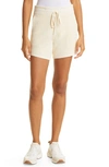 Rag & Bone Demi Organic Cotton Knit Shorts In Vanilla