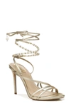 Sam Edelman Women's Scarlette Ankle Strap Dress Sandals Women's Shoes In Gold