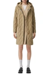 Burberry Beige Quilted Thermoregulated Jacket In Archive Beige