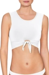 ROBIN PICCONE AVA LONGLINE KNOT FRONT BIKINI TOP