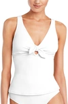 Robin Piccone Ava Tankini Top In White