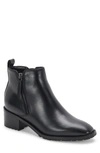 Blondo Samara Waterproof Leather Bootie In Black Leather