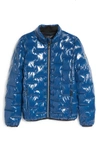 Noize Quilted Puffer Jacket In Pilot