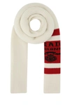 PRADA PRADA LOGO INTARSIA KNIT SCARF