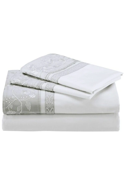 Natori Madame Ning Sheet In Blanc De Blanc