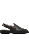 THOM BROWNE BUCKLED SLINGBACK LOAFERS
