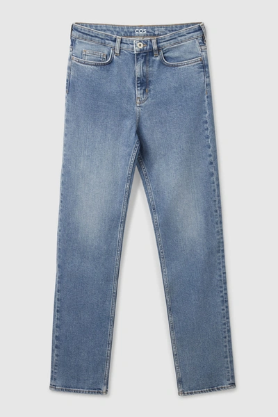 Cos Straight-leg Full-length Jeans In Blue