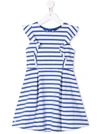 Polo Ralph Lauren Striped Sleeveless Dress In Blue