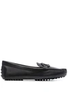 Ralph Lauren Brynn Logo Patch Loafers In Black