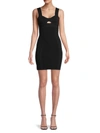 Herve Leger Bandage Strappy Bra Mini Dress In Black