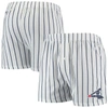 Concepts Sport Men's White, Navy Chicago White Sox Vigor Pinstripe Boxer Shorts In White