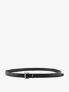 Saint Laurent Cassandre Belt In Black