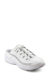 Easy Spirit Romy Mule Sneaker In White/ Light Silver