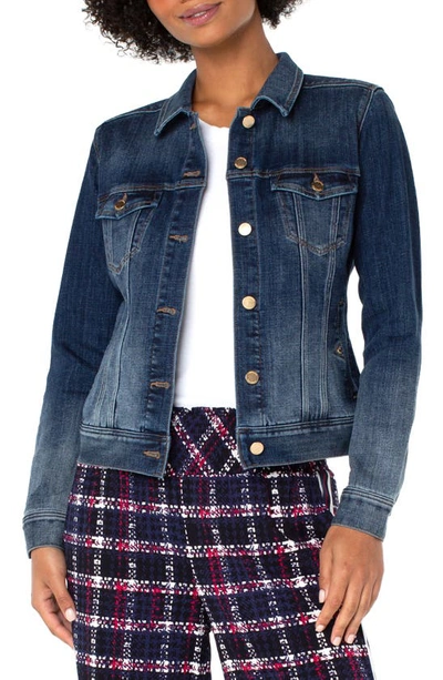 Liverpool Los Angeles Classic Denim Jacket In Glen Rock