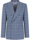 DOLCE & GABBANA SICILY-FIT DOUBLE-BREASTED CHECKED SUIT