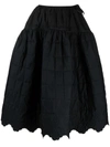 CECILIE BAHNSEN ROSIE QUILTED FULL SKIRT