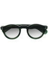 Epos Classic Round-frame Sunglasses In Green