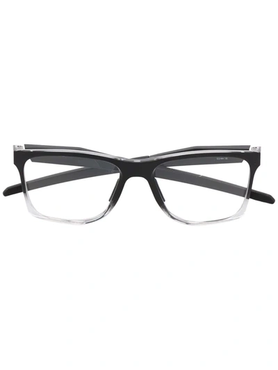 Oakley Rectangle-frame Clear Glasses In Black