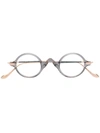 Matsuda Round Frame Glasses In Grey