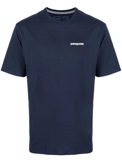 Patagonia P-6 Logo Responsibili T-shirt - Navy In Blue