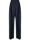 FENDI HIGH-WAIST DARTED TROUSERS