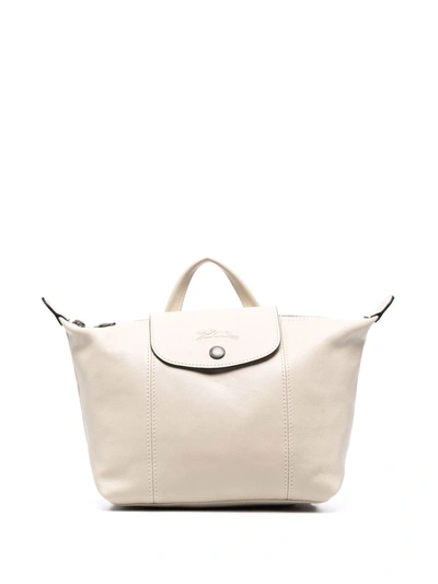 Longchamp Le Pliage Cuir Backpack In Nude ModeSens