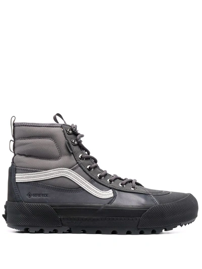 Vans Sk8-hi Gore-tex® Mte-3 Waterproof High Top Sneaker In Stealth/ Black Asphalt