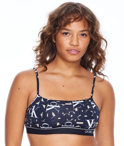 Calvin Klein Ck One Bralette In Black Fashion