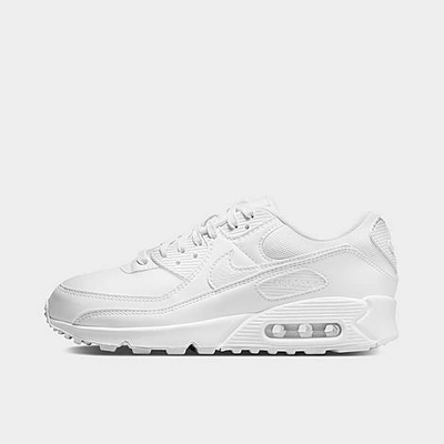 Nike Women's Air Max Sc Leather Shoes In White/white/white