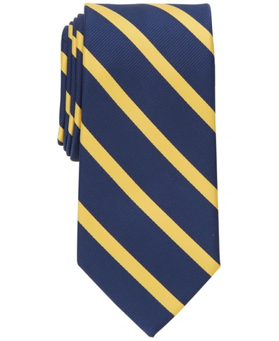 Club Room Men's Classic Diagonal Stripe Tie, Created For Macy's In Yellow