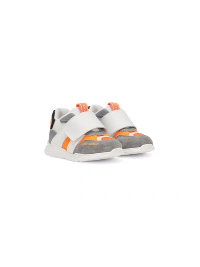 Dolce & Gabbana Kids' Touch-strap Sneakers In White