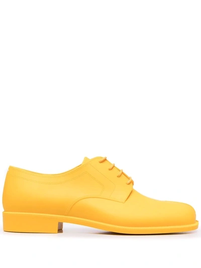 Maison Margiela Tabi Lace-up Shoes Yellow