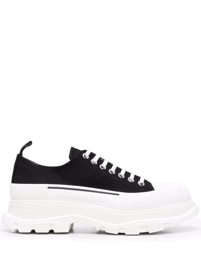 ALEXANDER MCQUEEN TREAD SLICK LOW TOP SNEAKERS