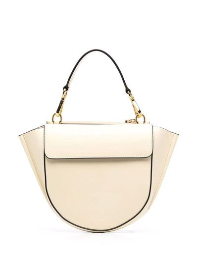 Wandler Hortensia Leather Tote In White