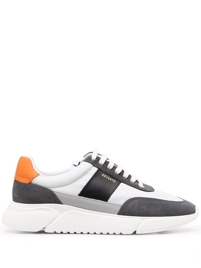 Axel Arigato Genesis Vintage Runner Suede And Recycled-polyester Trainers In Grey