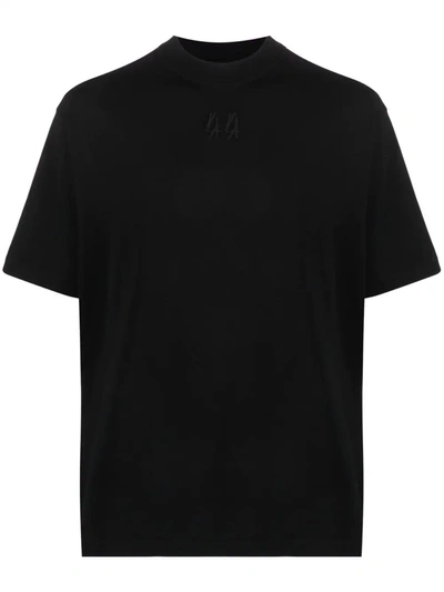 44 Label Group Logo-print Short-sleeved T-shirt In Schwarz