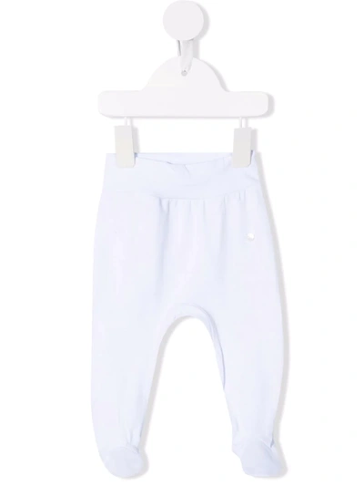 Patachou Babies' Slip-on Fitted Trousers In Blue