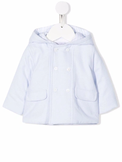 Patachou Babies' Blue Flannel Coat